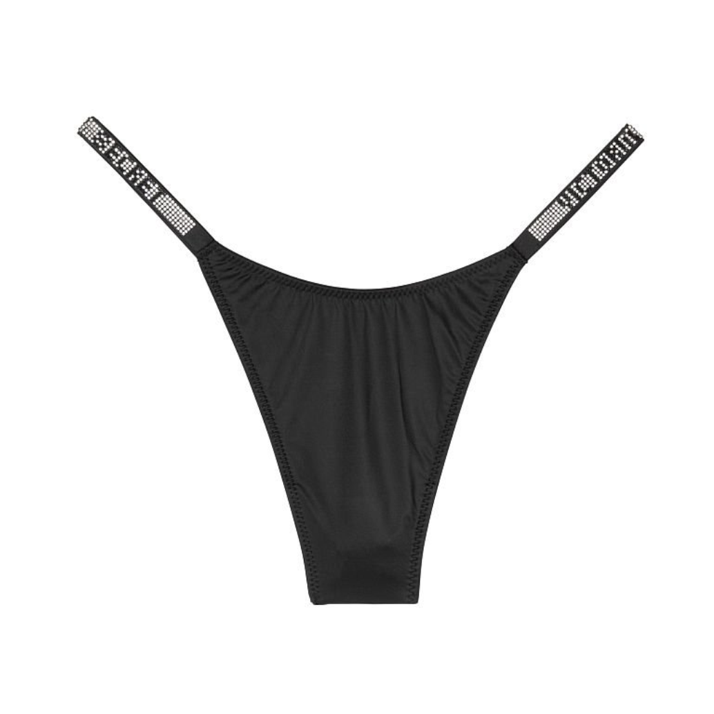 TALLA L - Tanga Brasileña Negra – Beauty Pink Shy