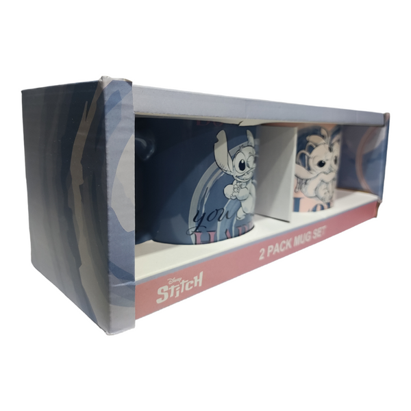 2 Pack Mug Set Stitch Disney Tazas