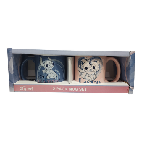 2 Pack Mug Set Stitch Disney Tazas