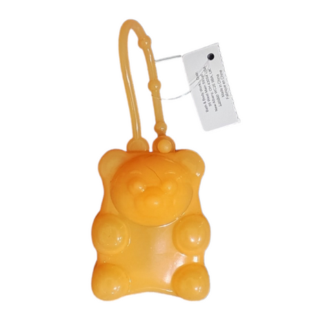 HOLDER ANTIBACTERIAL Oso de Goma Naranja