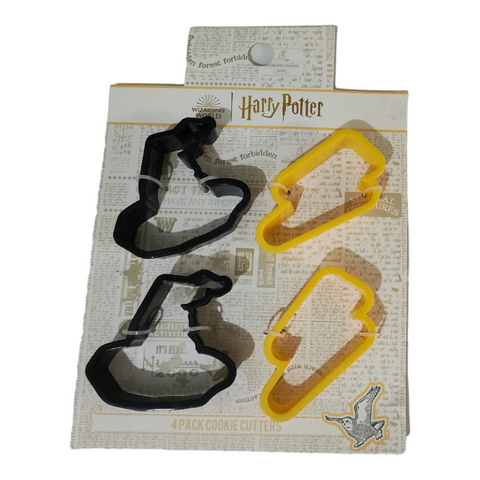 4-Pack Cookie Cutters Harry Potter colección Edición Limitada