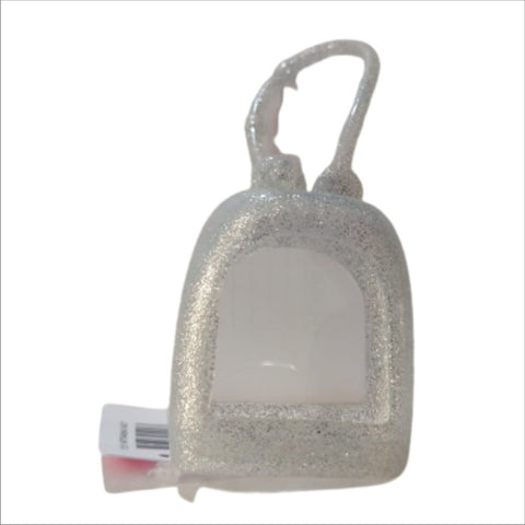 HOLDER ANTIBACTERIAL Plata con Brillos